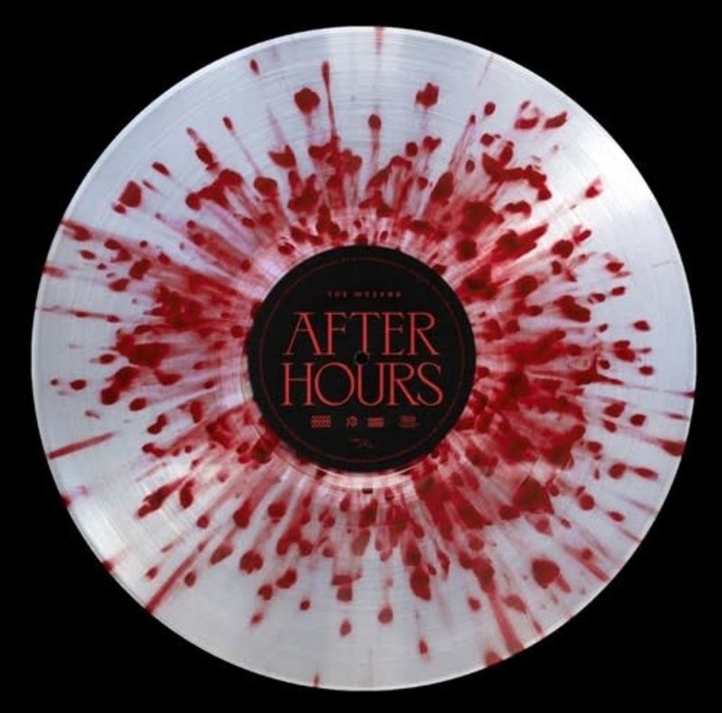 New Vinyl The Weeknd - After Hours (Limited, Clear w/ Red Blood Splatter) 2LP
