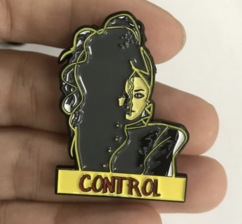 Enamel Pin Janet Jackson Control Pin