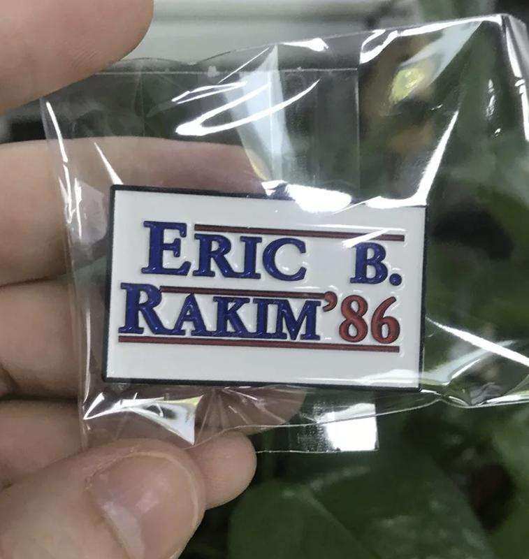 Enamel Pin Eric B. Rakim 86 Enamel Pin