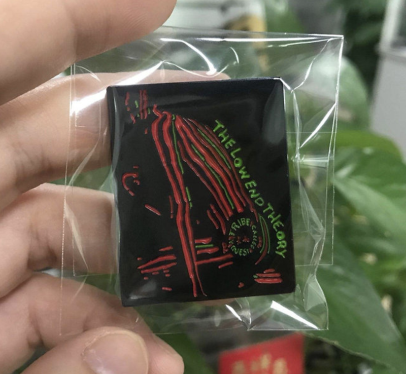 Enamel Pin Low End Theory Rectangle Enamel Pin