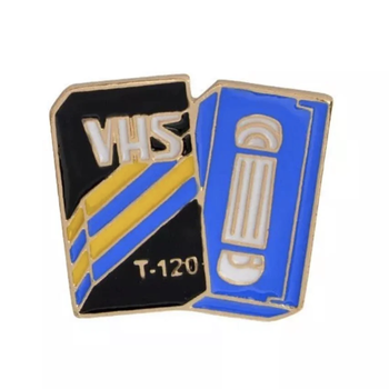 Enamel Pin Blockbuster VHS Tape Enamel Pin