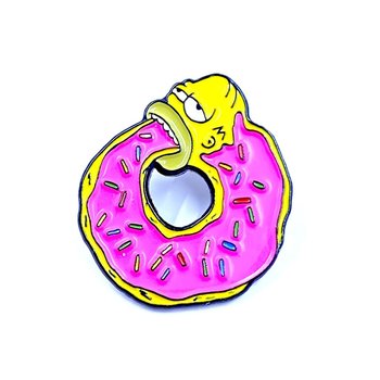 Enamel Pin Homer Donut Enamel Pin