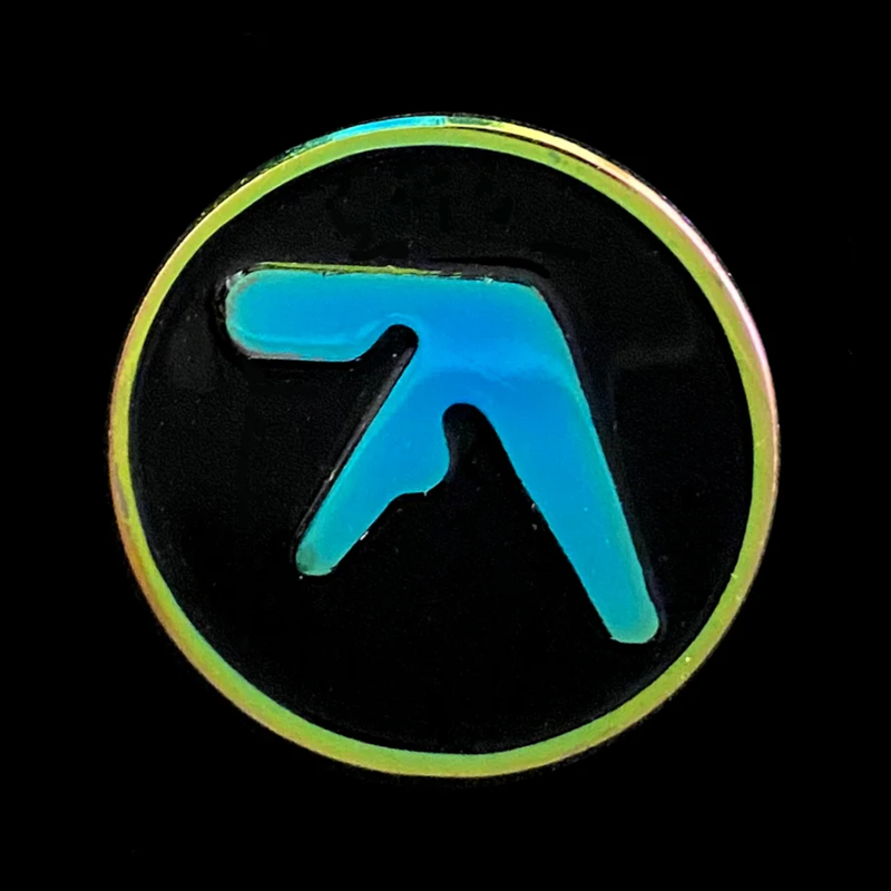 Enamel Pin Aphex Twin Logo Enamel Pin (Anodized)