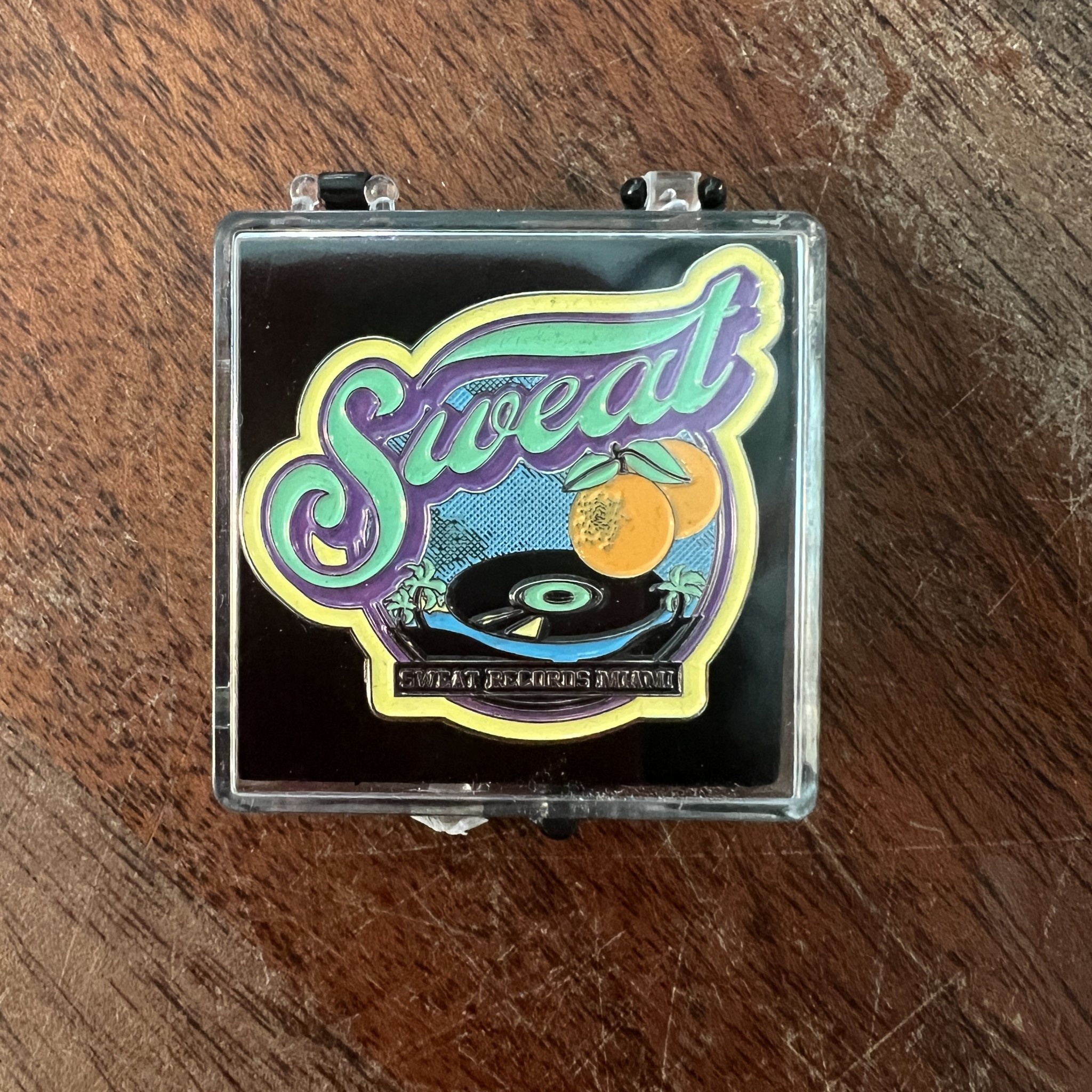 Enamel Pin Sweat Records Peaches Enamel Pin