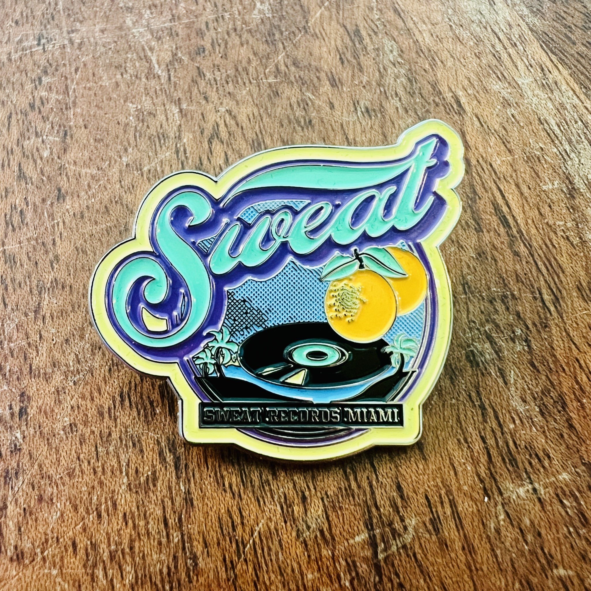 Enamel Pin Sweat Records Peaches Enamel Pin