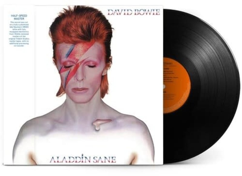 New Vinyl David Bowie - Aladdin Sane (50th Anniversary, Half Speed) LP