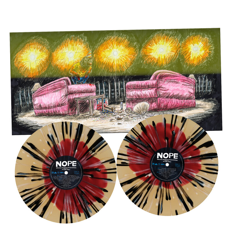 New Vinyl Michael Abels - Nope OST (Jeans & Blood Splatter, 180g) 2LP