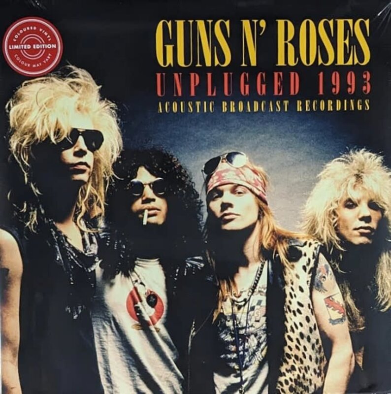 New Vinyl Guns N' Roses - Unplugged 1993 (Limited, Color) 2LP