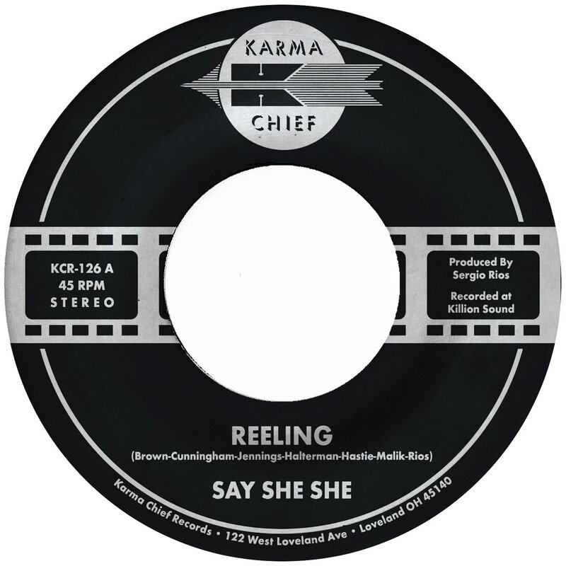 New Vinyl Say She She - Reeling b/w Don't You Dare Stop 7"