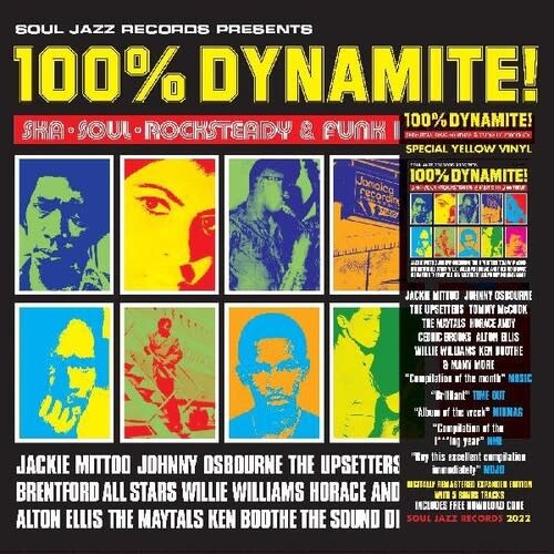 New Vinyl Various - Soul Jazz Presents: 100% Dynamite Ska Soul Rocksteady & Funk In Jamaica 2LP