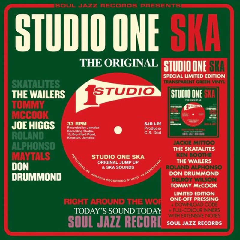 New Vinyl Various - Soul Jazz Records Presents: Studio One Ska (Limited, Transparent Green) LP