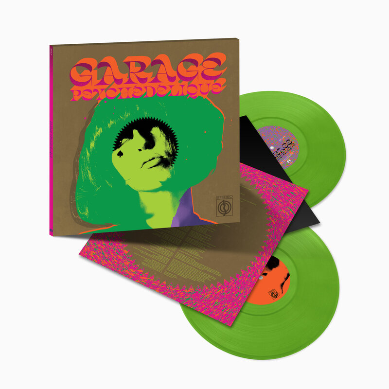 New Vinyl Various - Garage Psychédélique (The Best Of Garage Psych and Pzyk Rock 1965-2019) (Limited, Green) 2LP