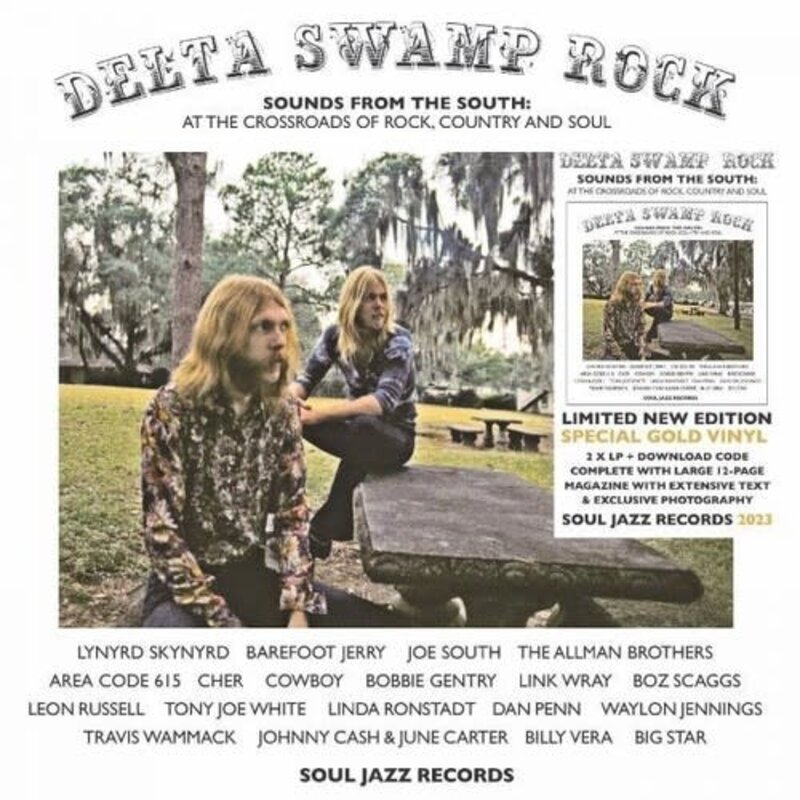 New Vinyl Various - Soul Jazz Records presents Delta Swamp Rock: Rock, Country & Soul (IEX, Gold) 2LP