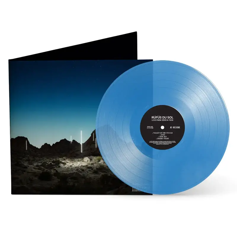 New Vinyl Rüfüs Du Sol - Live From Joshua Tree (IEX, Blue) LP