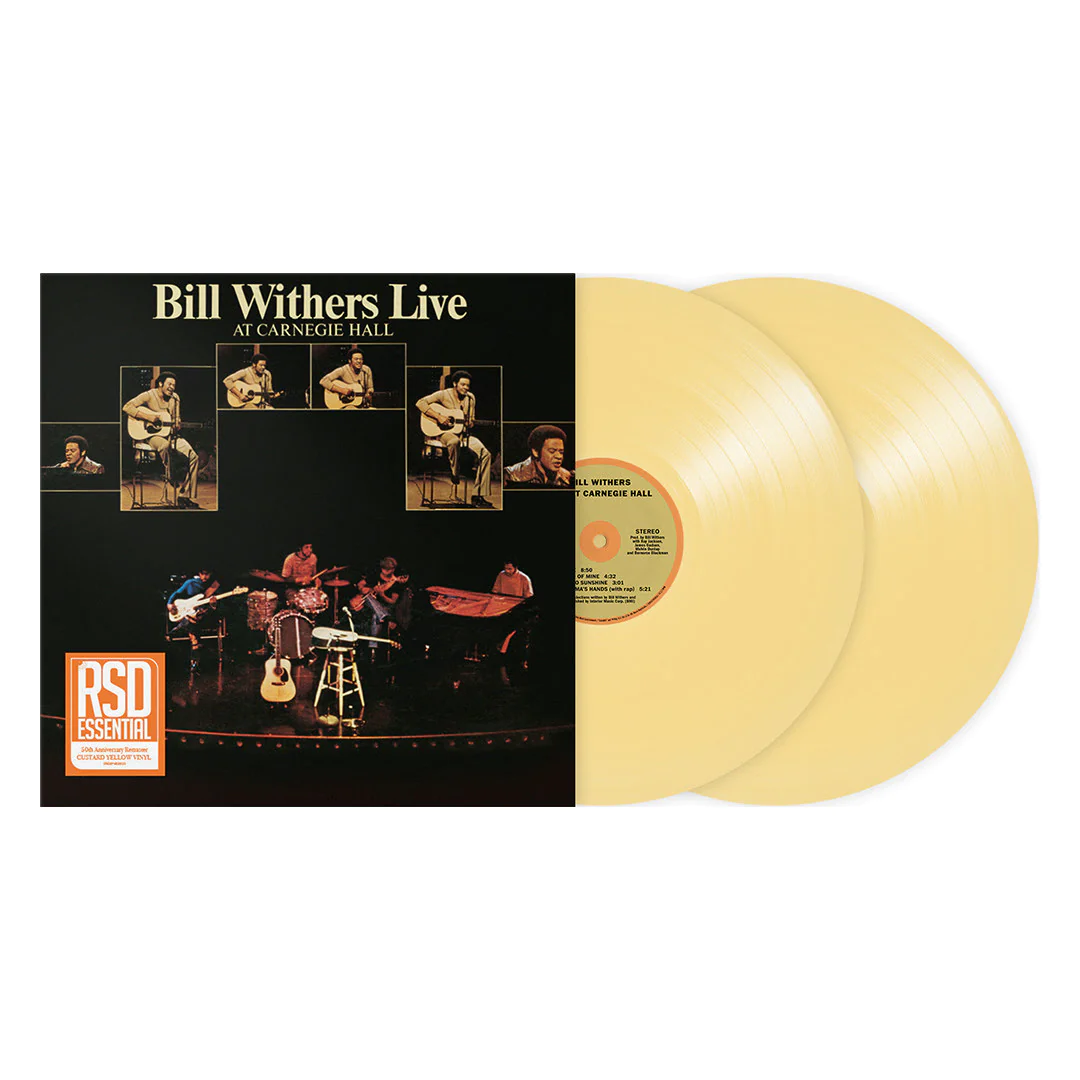 New Vinyl Bill Withers - Live At Carnegie Hall (50th Anniversary, RSD Essential, Custard Yellow) LP