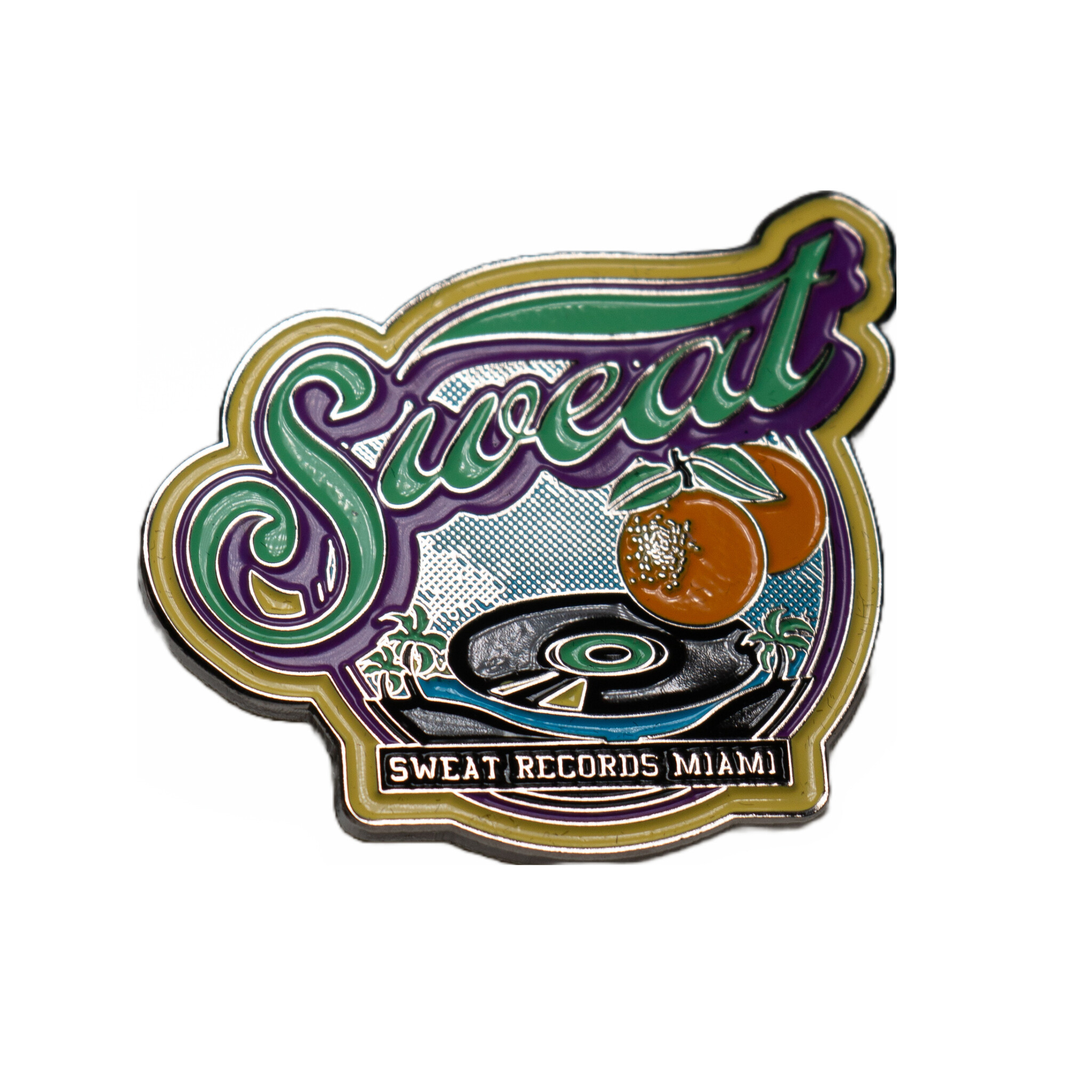 Enamel Pin Sweat Records Peaches Enamel Pin