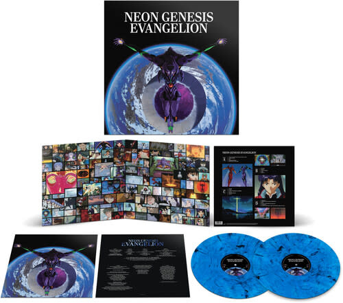 New Vinyl Shiro Sagisu - Neon Genesis Evangelion OST (Smokey Blue) 2LP