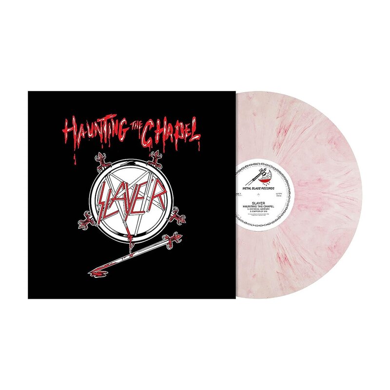 New Vinyl Slayer - Haunting The Chapel (Red/White Marbled, 45RPM) LP