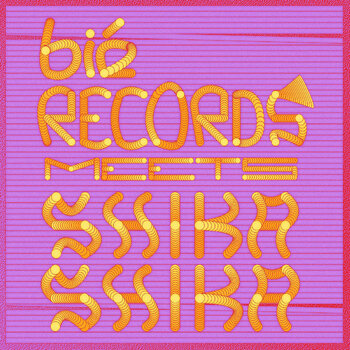 New Vinyl Various - bié records meets Shika Shika (Transparent Red) LP