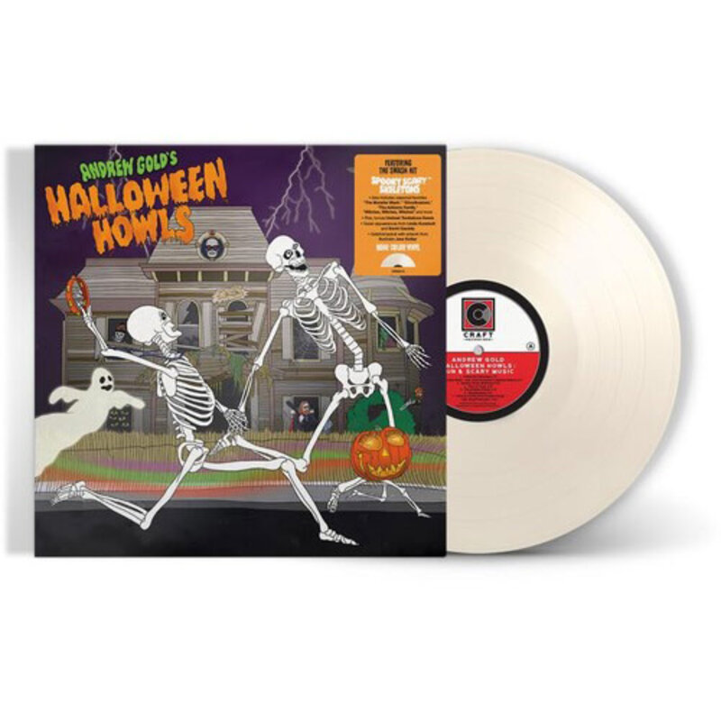 New Vinyl Andrew Gold - Halloween Howls: Fun & Scary Music (Deluxe, Bone White) LP