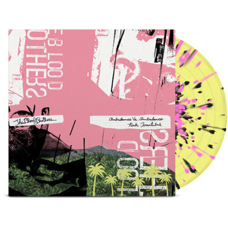 New Vinyl The Blood Brothers - Burn, Piano Island, Burn (Deluxe, Yellow/Pink/Black Splatter) LP + 7"