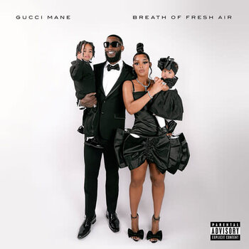 New Vinyl Gucci Mane - Breath Of Fresh Air (IEX, Autographed, Clear) LP