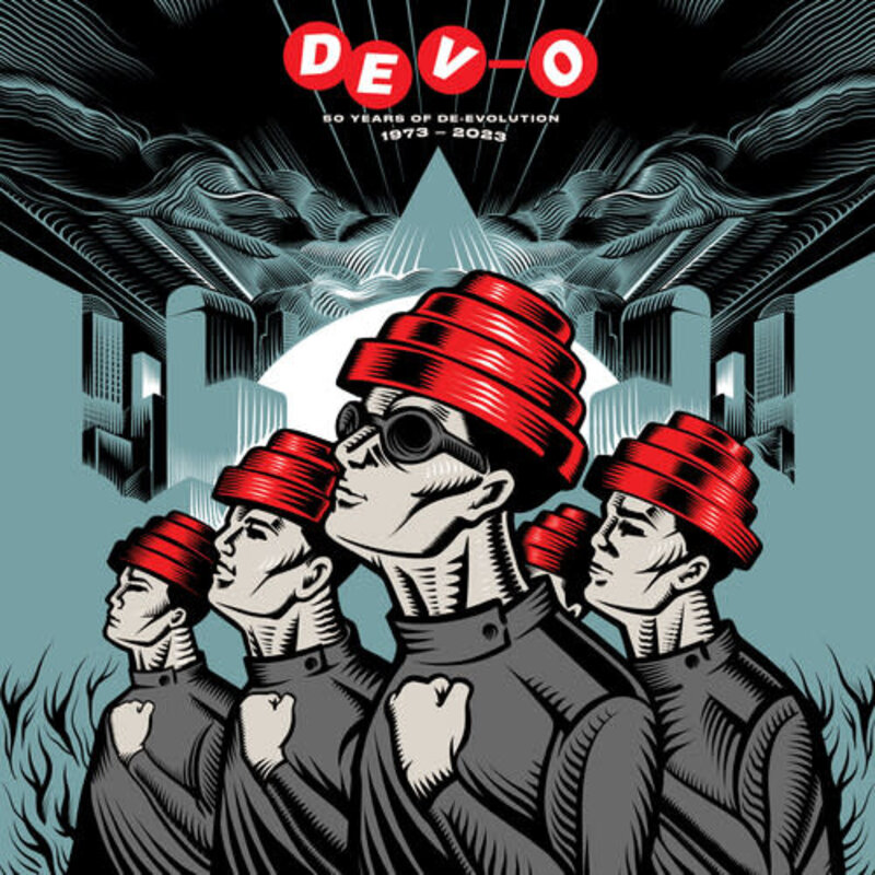 New Vinyl Devo - 50 Years Of De-Evolution 1973-2023 (Red & Blue) 2LP