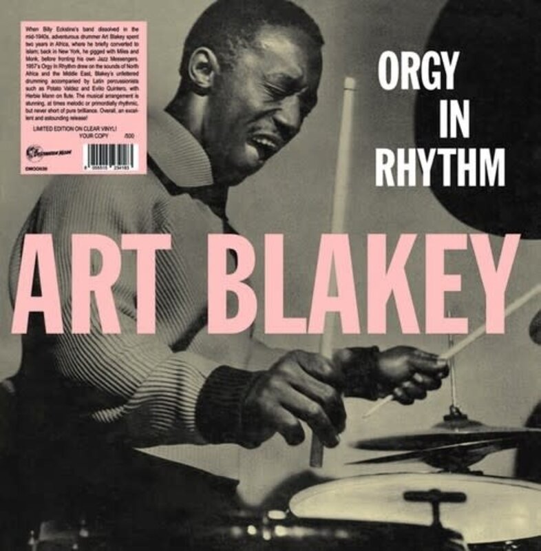 New Vinyl Art Blakey - Orgy In Rhythm (Limited, Clear) LP