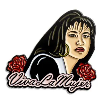 Enamel Pin Selena "Viva La Mujer" Enamel Pin