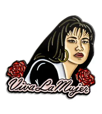 Enamel Pin Selena "Viva La Mujer" Enamel Pin