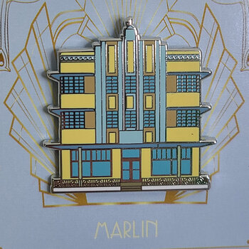 Enamel Pin Yo Miami Marlin Hotel Enamel Pin