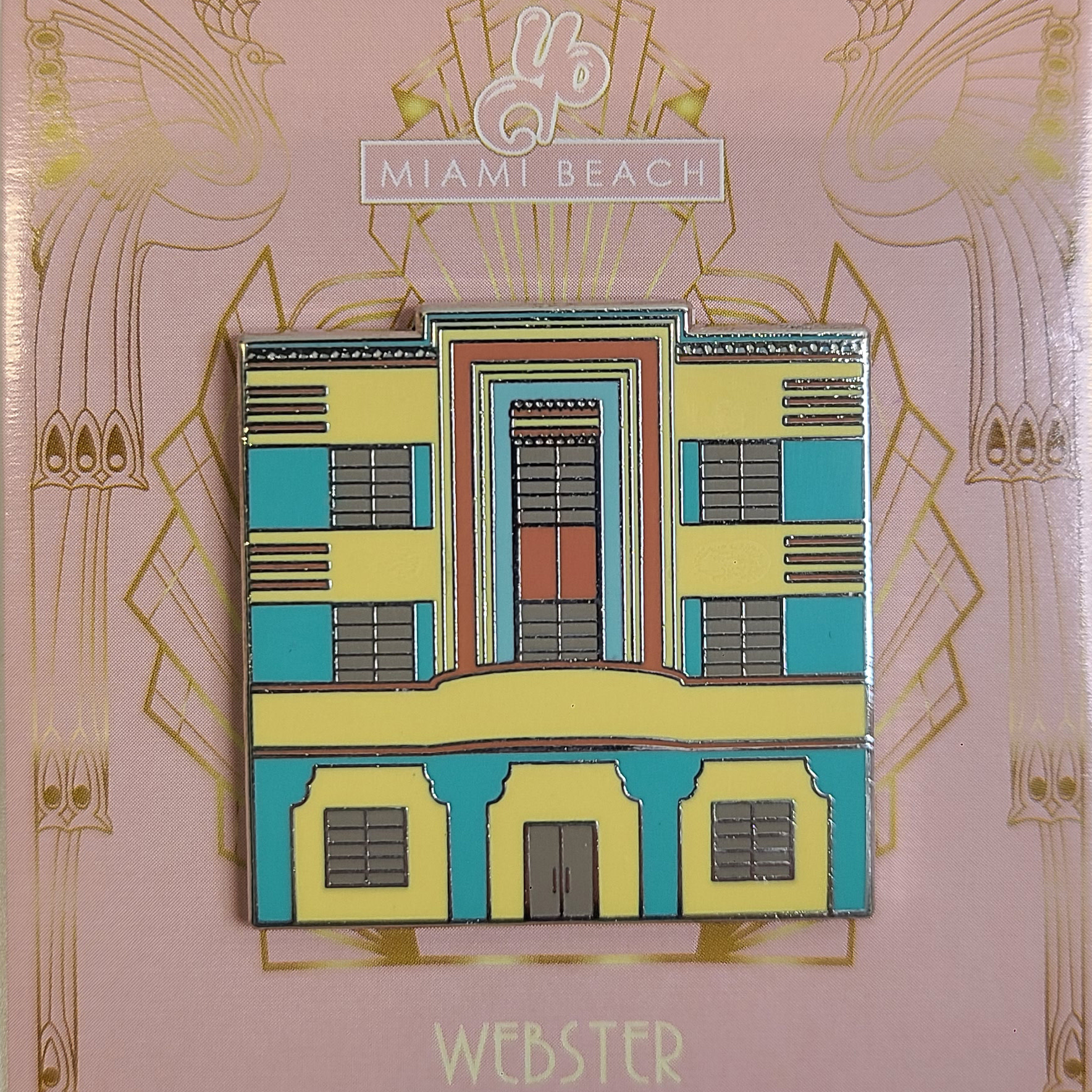 Enamel Pin Yo Miami Webster Hotel Enamel Pin