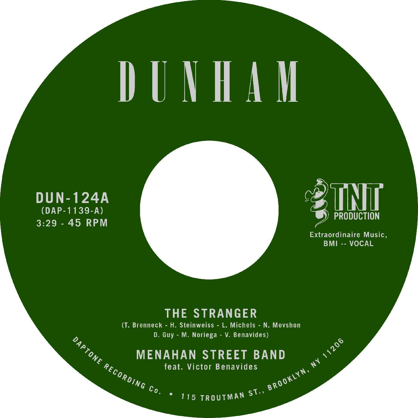 New Vinyl Menahan Street Band Ft. Victor Benavides - The Stranger b/w Black Velvet 7"