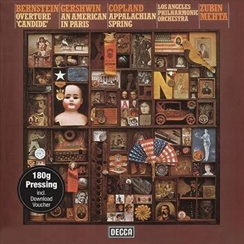 New Vinyl Los Angeles Philharmonic - Zubin Mehta Conducts Bernstein, Gershwin & Copland (180g) LP