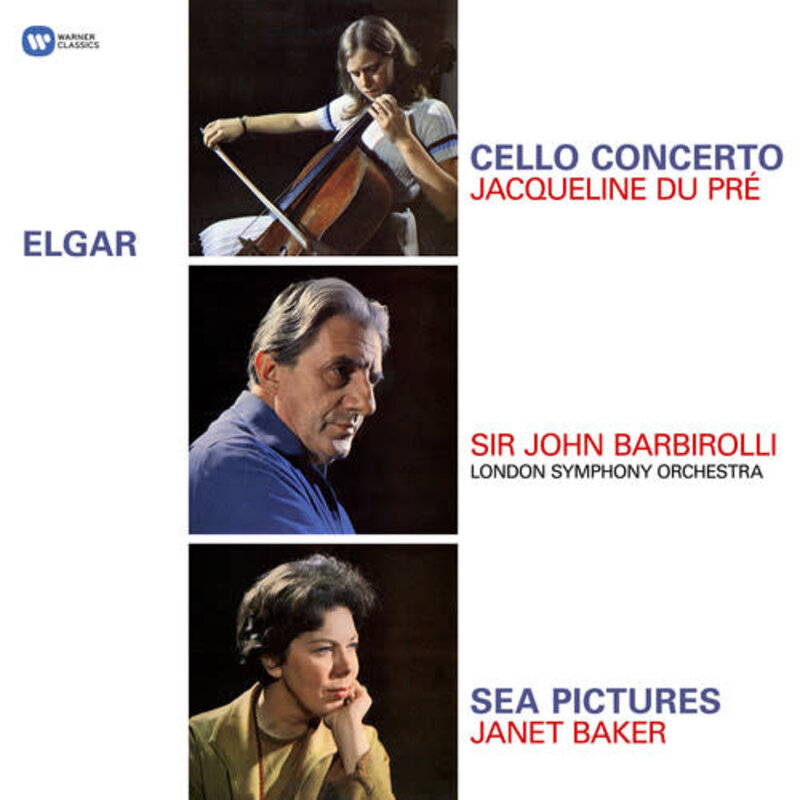 New Vinyl Edward Elgar - Cello Concerto & Sea Pictures (Jacqueline du Pré/Janet Baker) LP