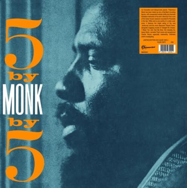 New Vinyl Thelonious Monk - 5 By Monk By 5 (Limited, Clear) LP