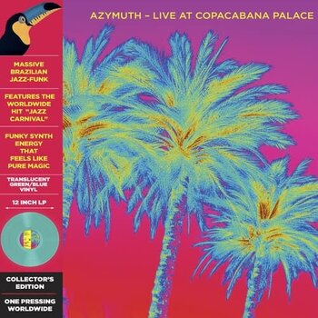New Vinyl Azymuth - Live at Copacabana Palace (Deluxe, Remastered, Translucent Green/Blue) LP
