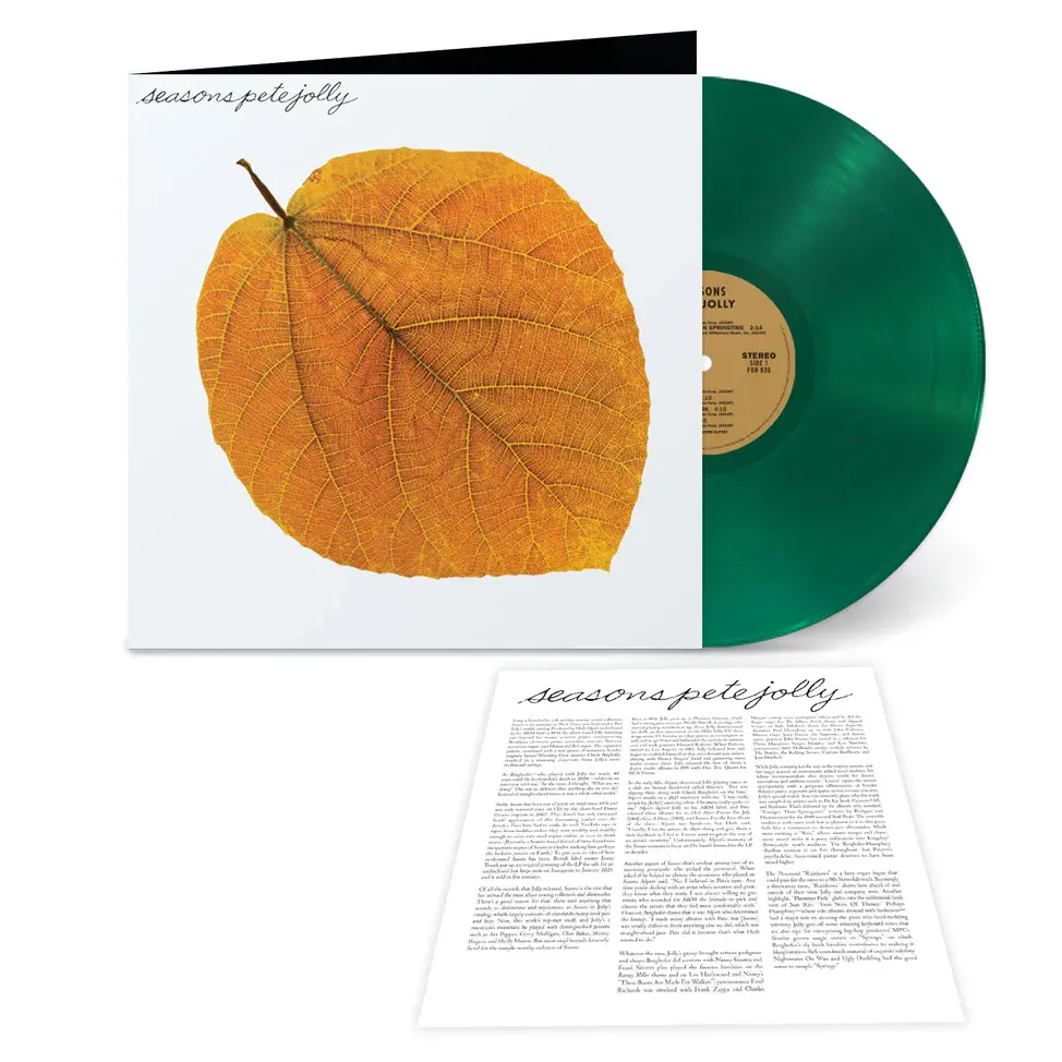 New Vinyl Pete Jolly - Seasons (Remastered, Clear Green) LP