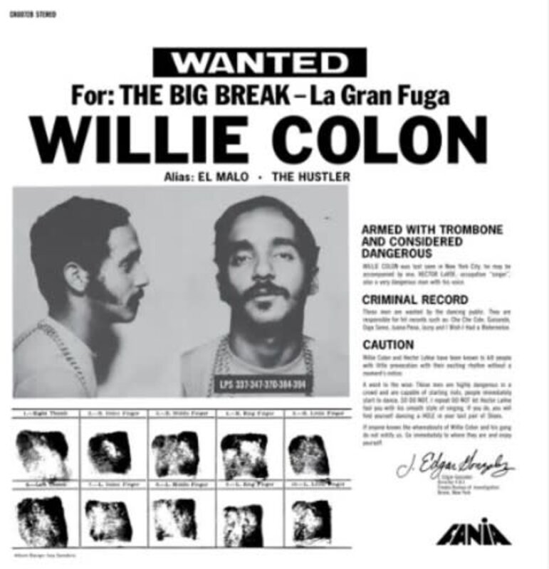 New Vinyl Willie Colón - La Gran Fuga (180g) LP