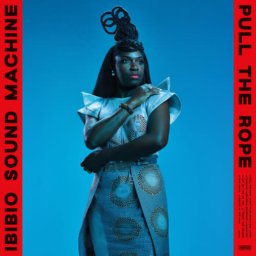 New Vinyl Ibibio Sound Machine - Pull the Rope (IEX, Sky Blue/Red/Black Swirl) LP