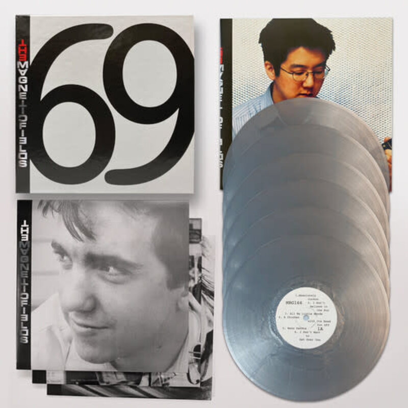 New Vinyl Magnetic Fields - 69 Love Songs (25th Anniversary, Limited, Silver, Boxed Set) 6x10"