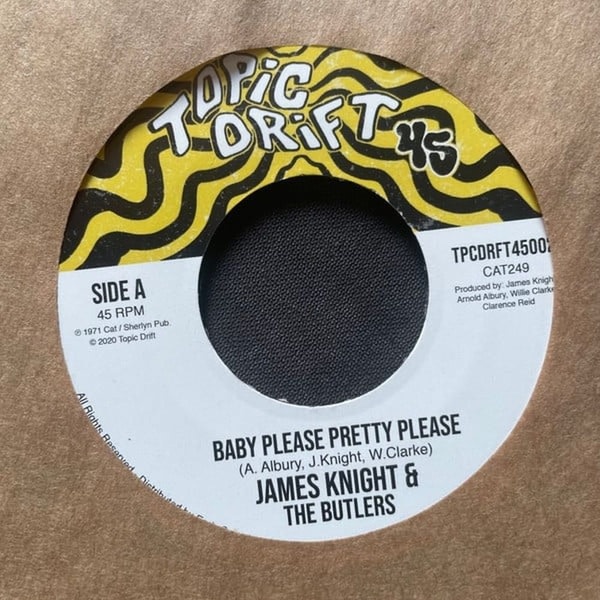 New Vinyl James Knight & The Butlers - Baby Please Pretty Please b/w Space Guitar 7"