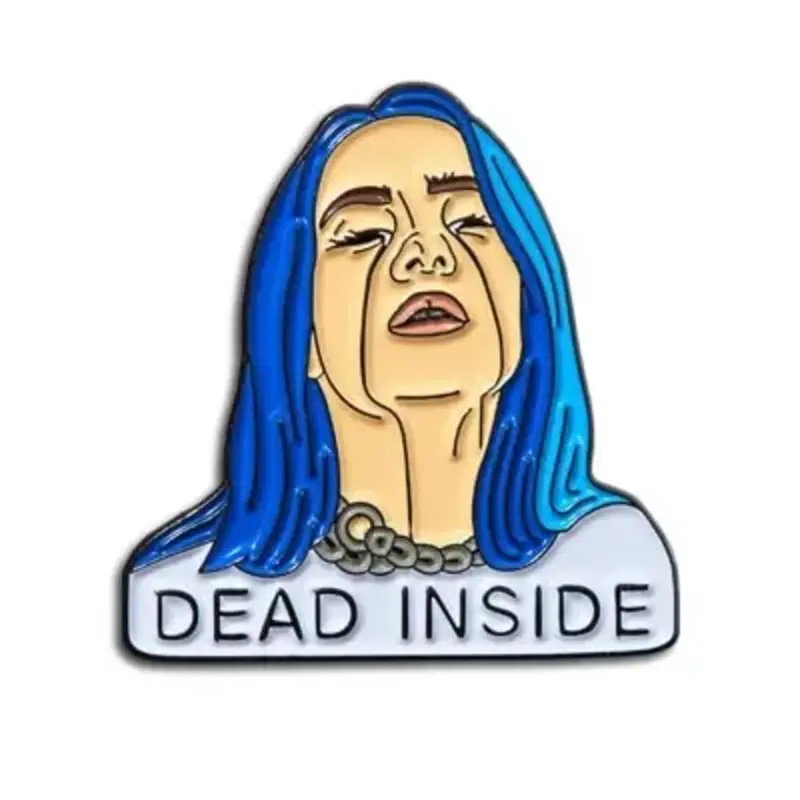 Billie Eilish (Dead Inside) Enamel Pin - Sweat Records