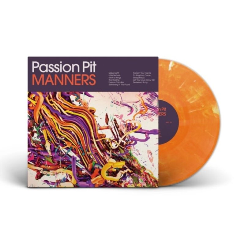 New Vinyl Passion Pit - Manners (IEX, 15th Anniversary, Orange Marble) LP