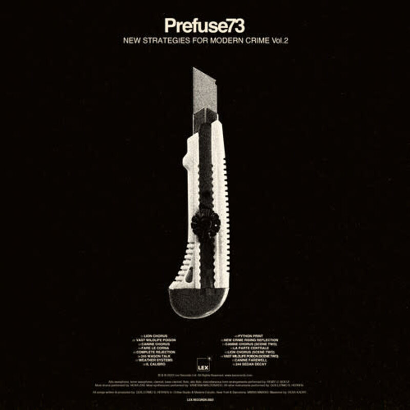 Prefuse 73 - New Strategies for Modern Crime Vol. 1 & 2 (Maroon 
