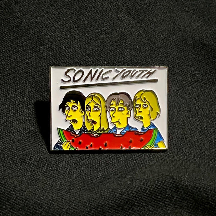 Enamel Pin Sonic Youth Simpsons Enamel Pin