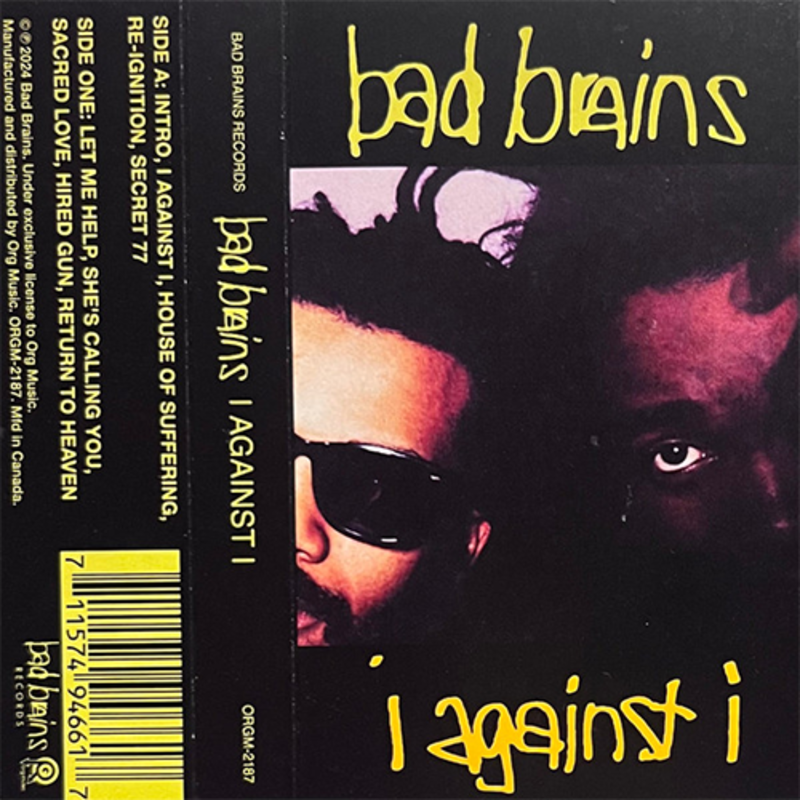 New Cassette Bad Brains - I Against I CS