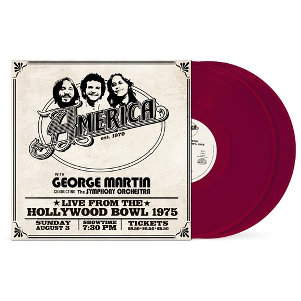New Vinyl America - Live From The Hollywood Bowl 1975 with George Martin (Remastered, Red) 2LP