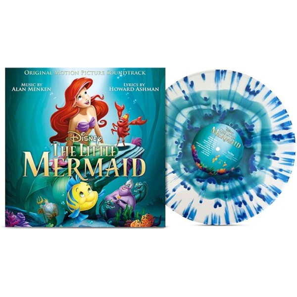 New Vinyl Alan Menken & Howard Ashman - The Little Mermaid: 35th Anniversary OST (Blue Splatter) LP