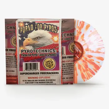 New Vinyl Porno For Pyros - Pyrotechnics (Brick & Mortar Exclusive, Clear & Orange Splatter) LP